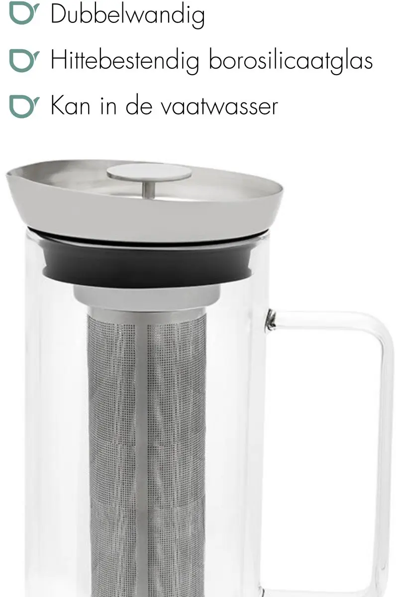 Bredemeijer Ice Tea Maker San Remo 1,0L - Transparant