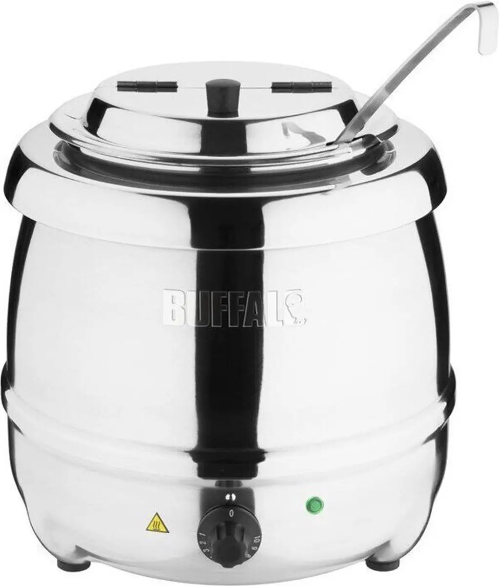 Buffalo Soepketel 10L - Zilver
