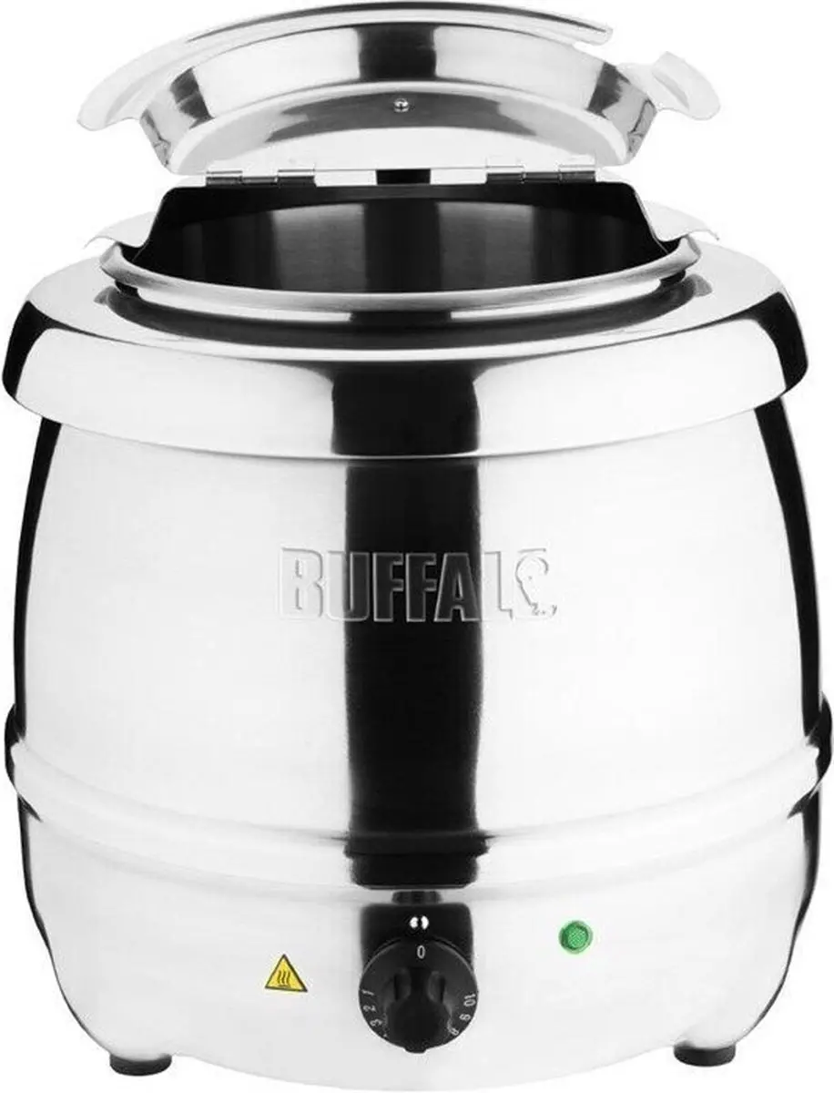 Buffalo Soepketel 10L - Zilver