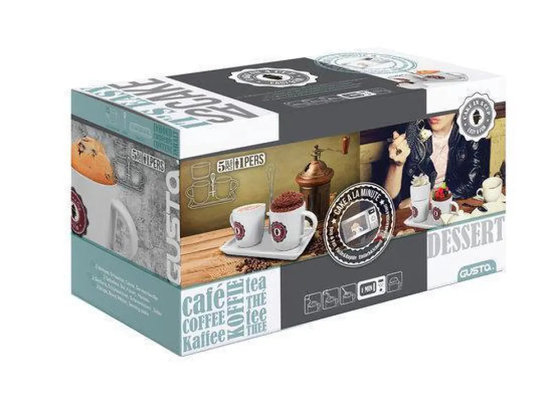 Gusta Cake in a Cup - 5 Stuks Wit
