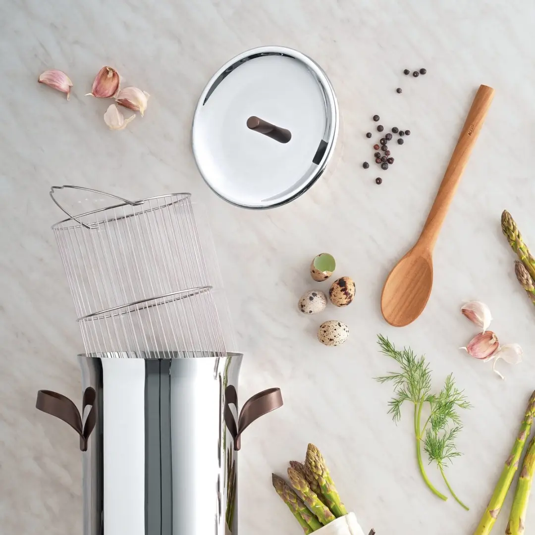 Alessi EDO RVS Deksel - 1 Stuk