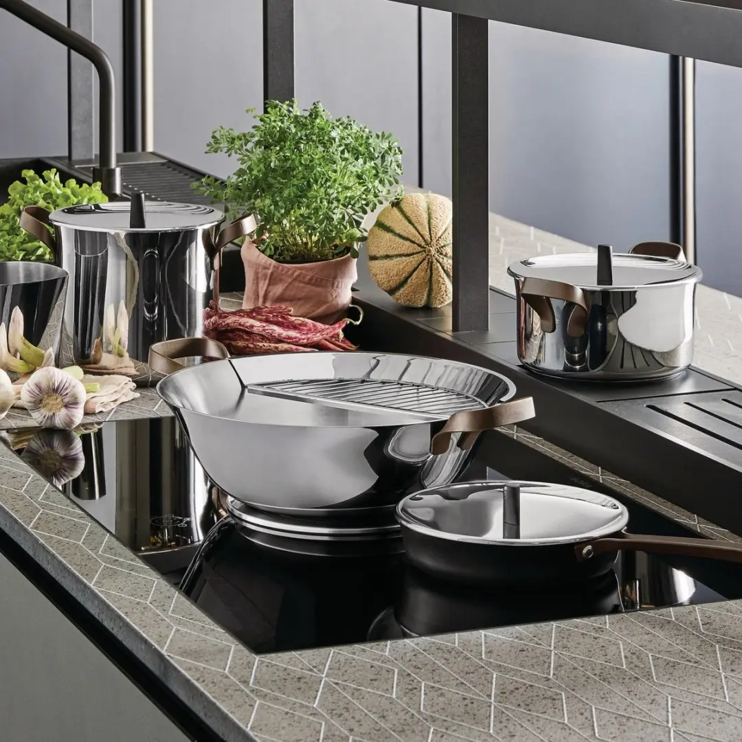 Alessi EDO RVS Deksel - 1 Stuk