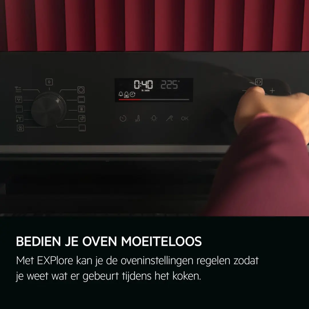 AEG TU5PB40SK Inbouwoven - 72L - Zwart
