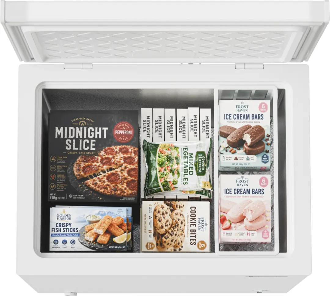 KitchenBrothers KB1004233 Vrieskist 198L - Wit