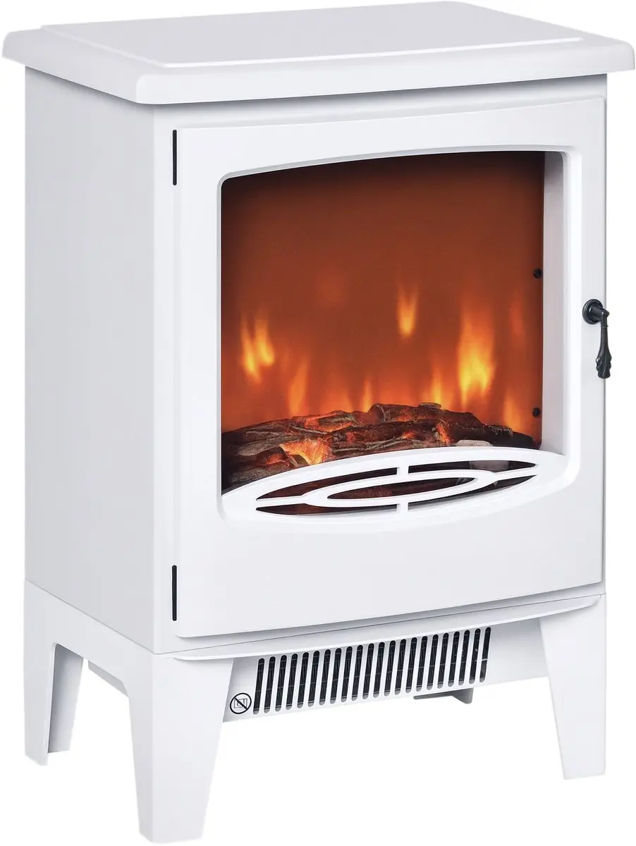 Homcom Elektrokamin Metall Glas 1800W