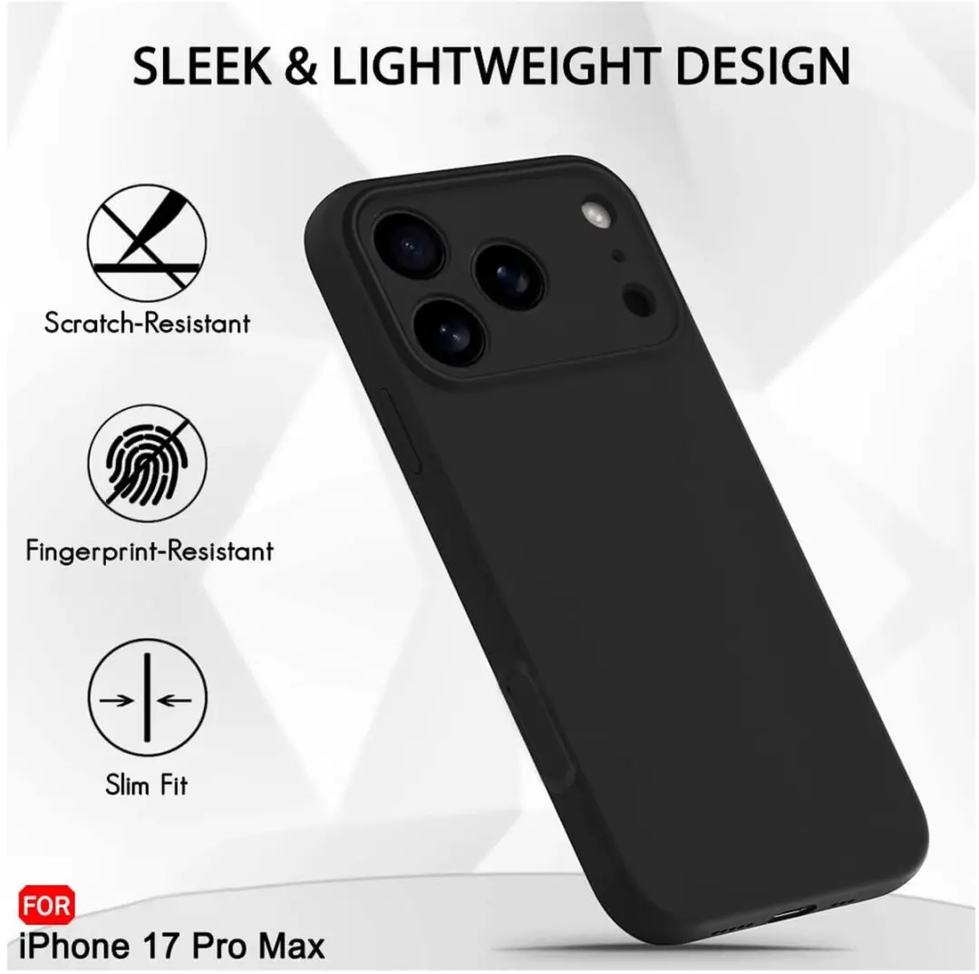 Selected by GSMpunt Zwart Dun TPU Hoesje iPhone 17 Pro Max
