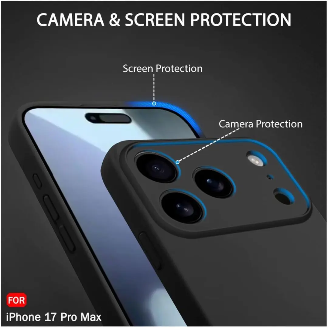 Selected by GSMpunt Zwart Dun TPU Hoesje iPhone 17 Pro Max