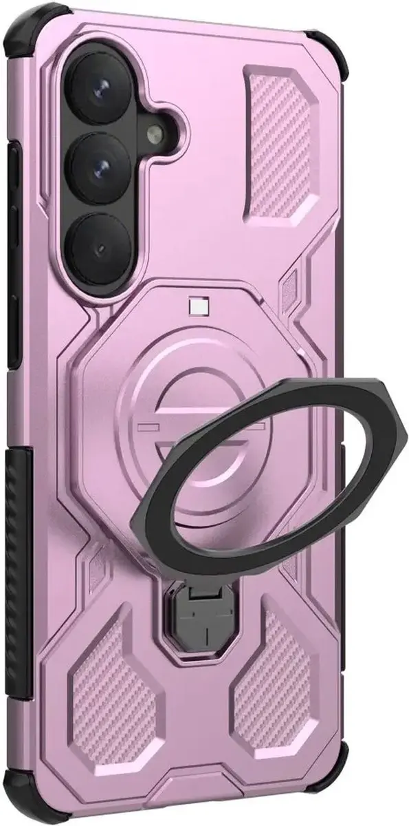 Selected Hoesje Samsung Galaxy S26 Plus MagSafe Roze - 360° Draaibare Stand - afbeelding 6 van 6