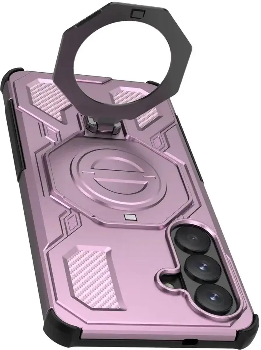 Selected Hoesje Samsung Galaxy S26 Plus MagSafe Roze - 360° Draaibare Stand