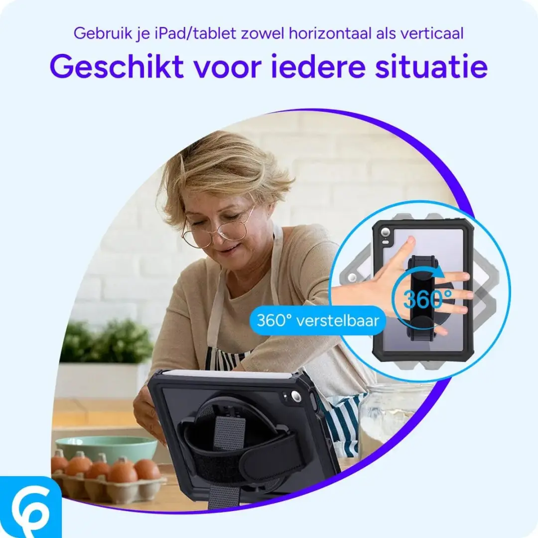 Selected Tablethouder 360° Draaibaar - Universeel Zwart