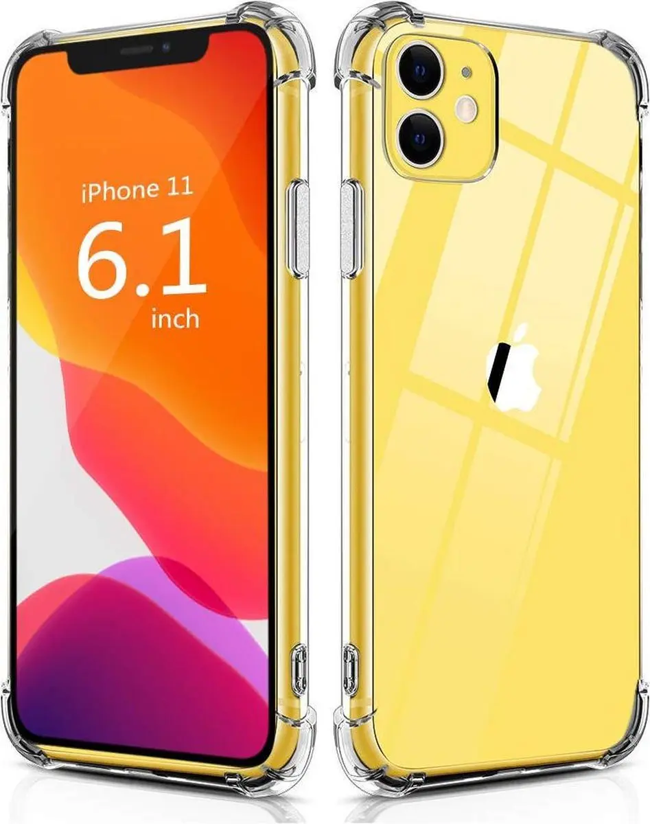 Selected Hoesje iPhone 11 Transparant Schokbestendig