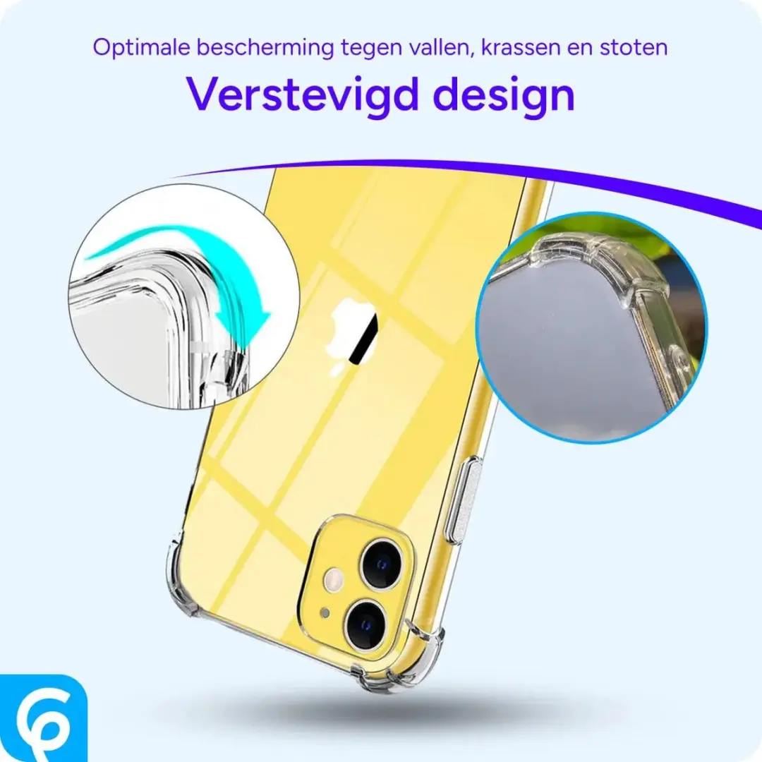 Selected Hoesje iPhone 11 Transparant Schokbestendig