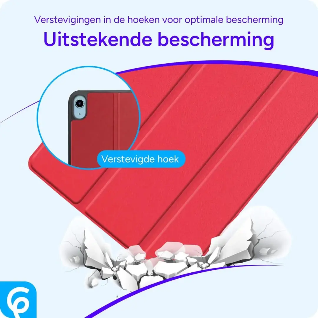 Selected by GSMpunt.nl Tablethoes iPad Air 10.9 Rood