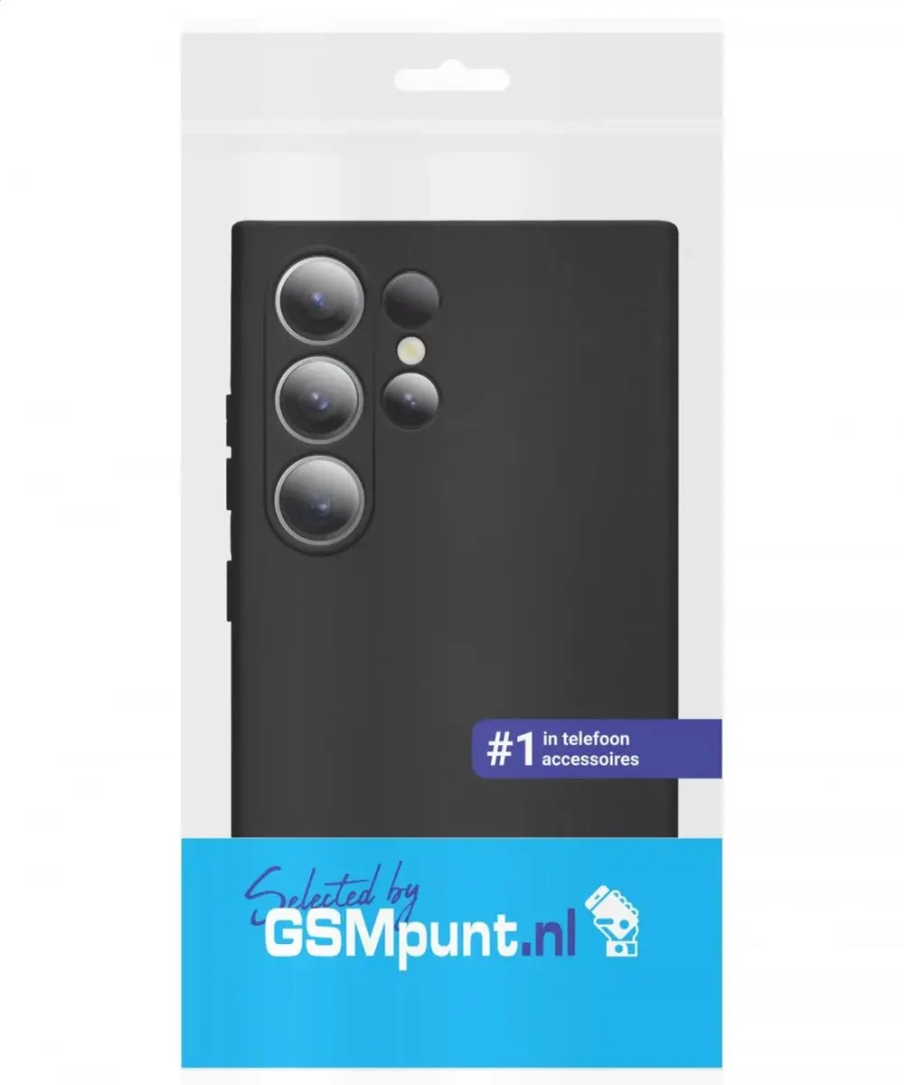 Selected by GSMpunt Samsung Galaxy S24 Ultra TPU Hoesje - Zwart
