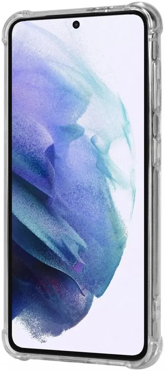 Selected Transparant TPU Hoesje Samsung Galaxy S21 - 1 Pasje