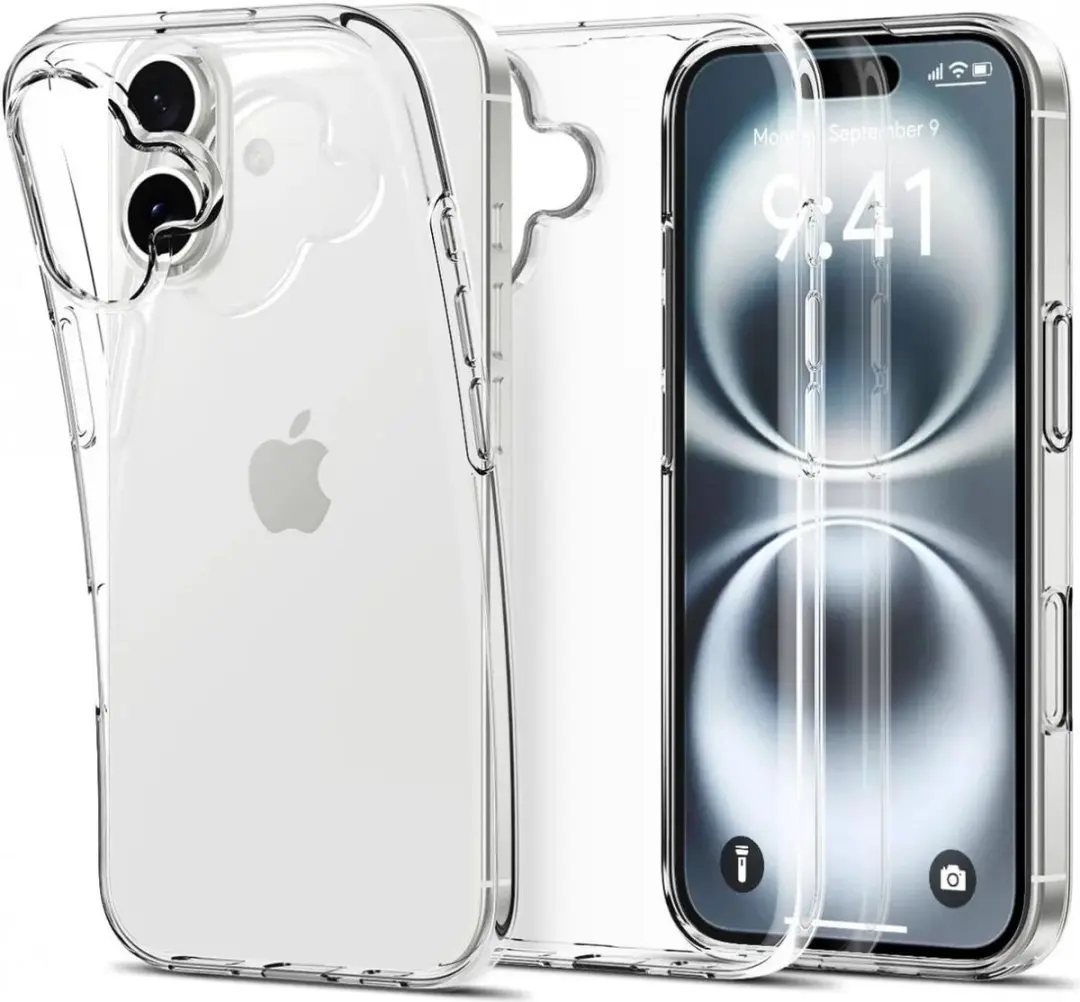 Selected Transparant TPU Hoesje iPhone 16 Plus