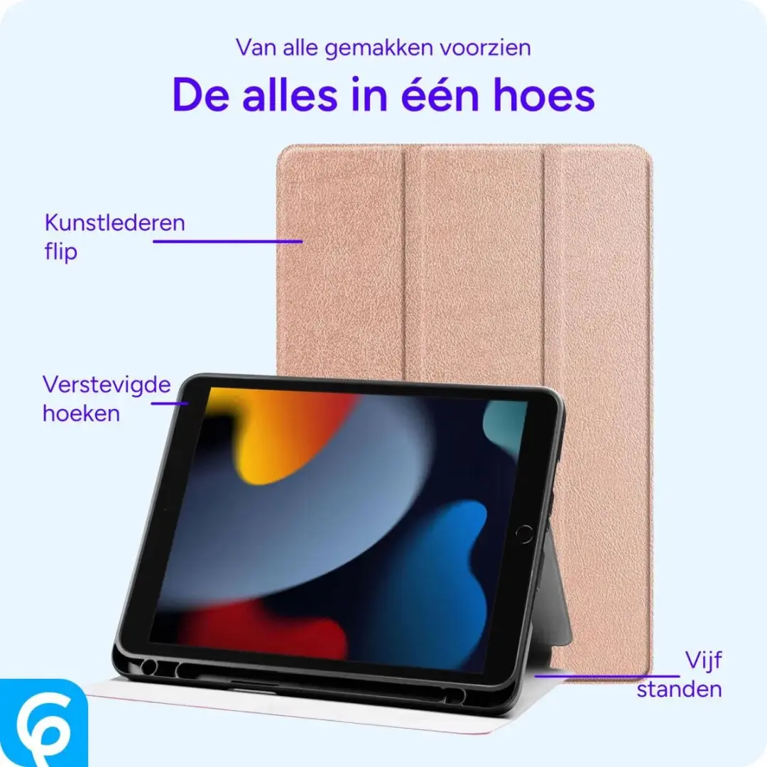 Selected by GSMpunt Apple iPad 10.2 Hoes - Roze
