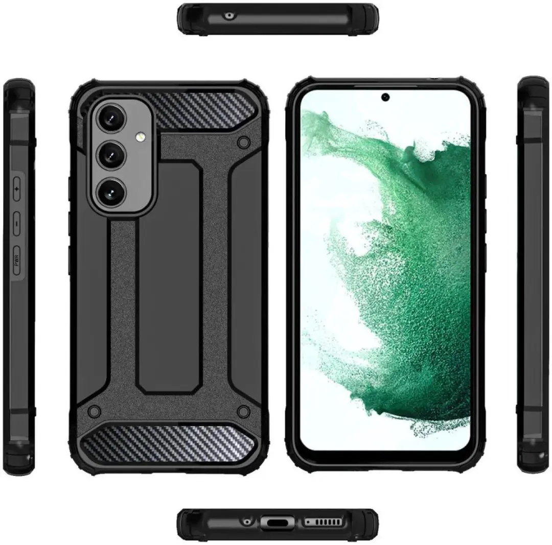 Selected Hoesje Samsung Galaxy A55 Shock Proof Hybride Roze