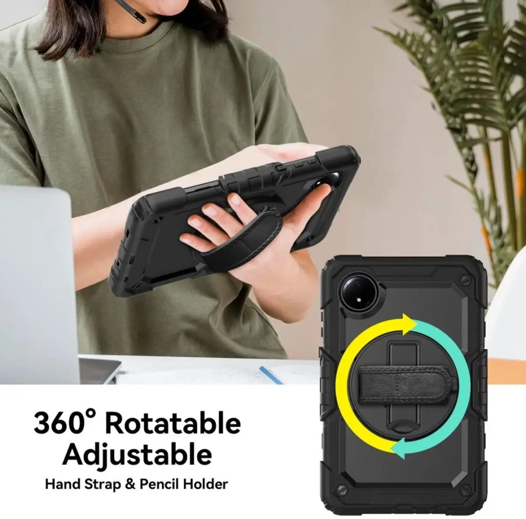 Selected Xiaomi Redmi Pad SE 8.7 Hoes met Screenprotector - Zwart