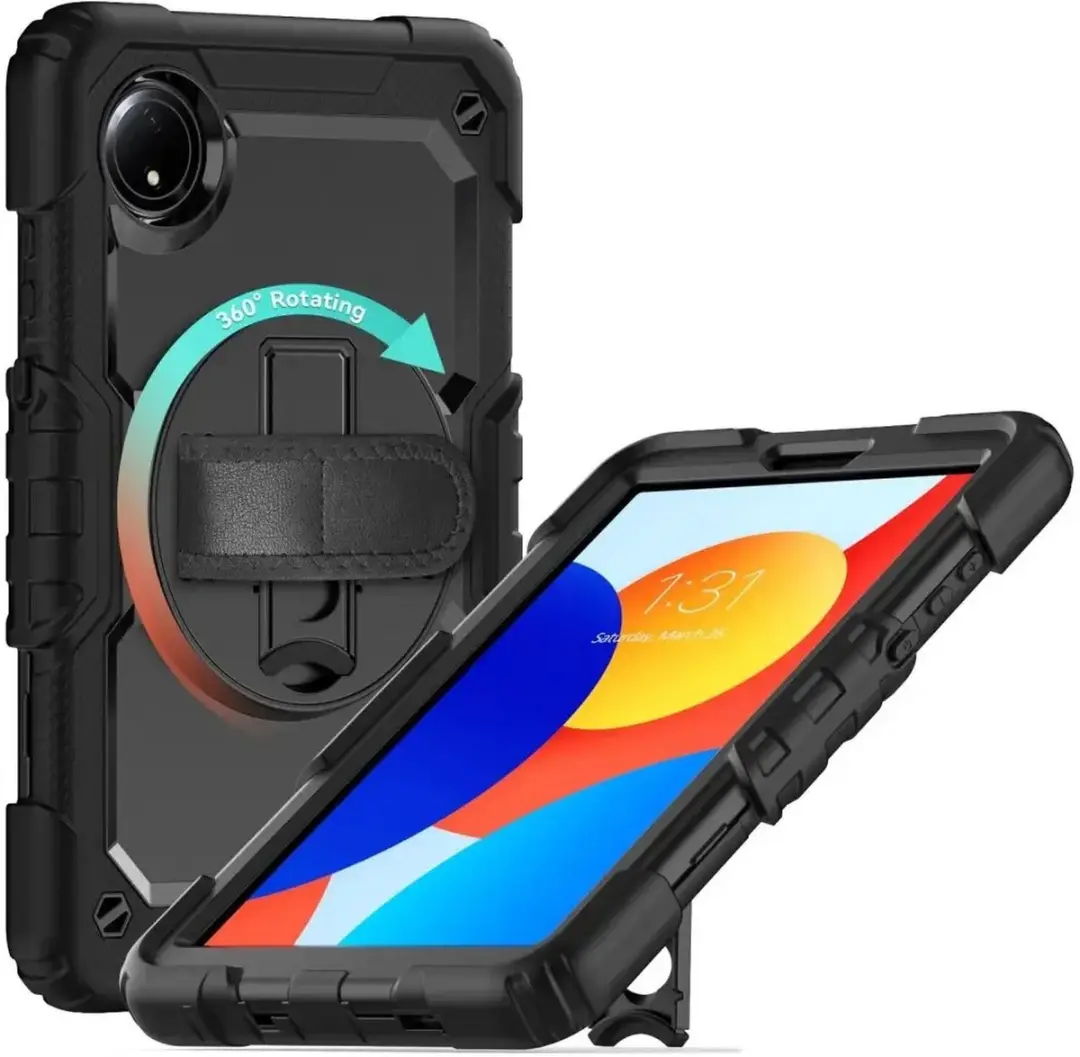 Selected Xiaomi Redmi Pad SE 8.7 Hoes met Screenprotector - Zwart