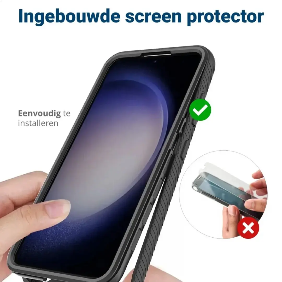 Selected by GSMpunt Hoesje Samsung Galaxy S24 Plus - Schokbestendig Zwart