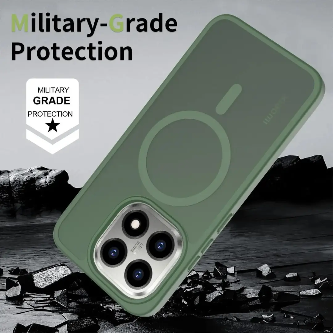 Selected Hybrid Back Cover Xiaomi 15T - MagSafe Groen - afbeelding 6 van 6