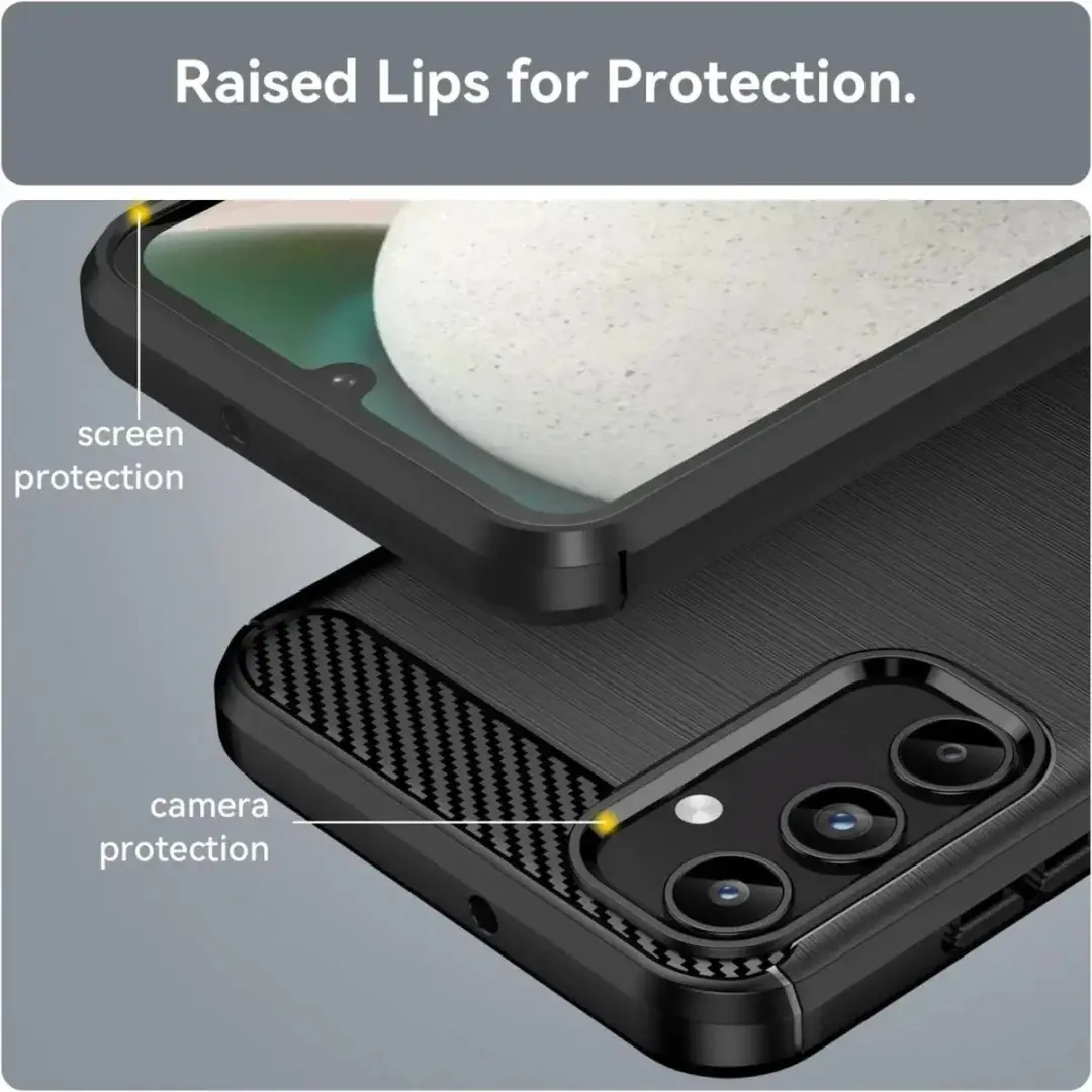 Selected TPU Hoesje Samsung Galaxy A15 - Zwart