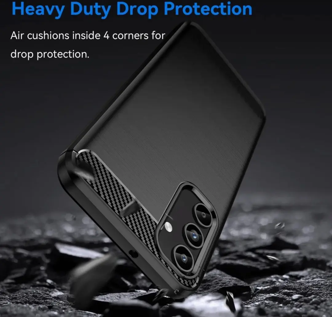 Selected TPU Hoesje Samsung Galaxy A15 - Zwart