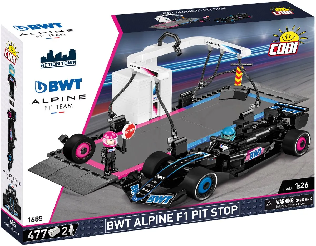 Cobi 1685 Alpine F1 Pitstop
