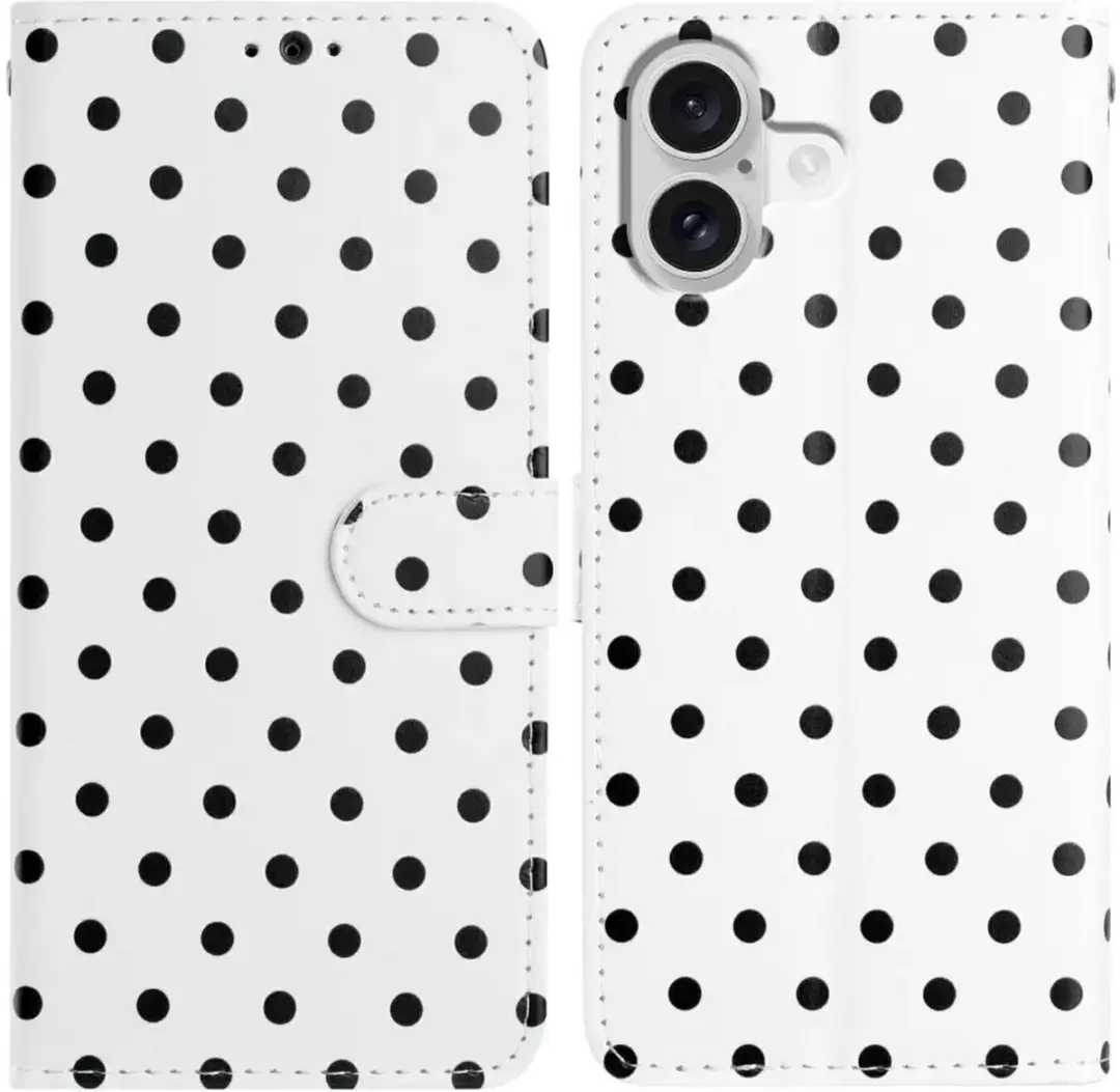Selected iPhone 17 Polka Dot Wallet Hoesje