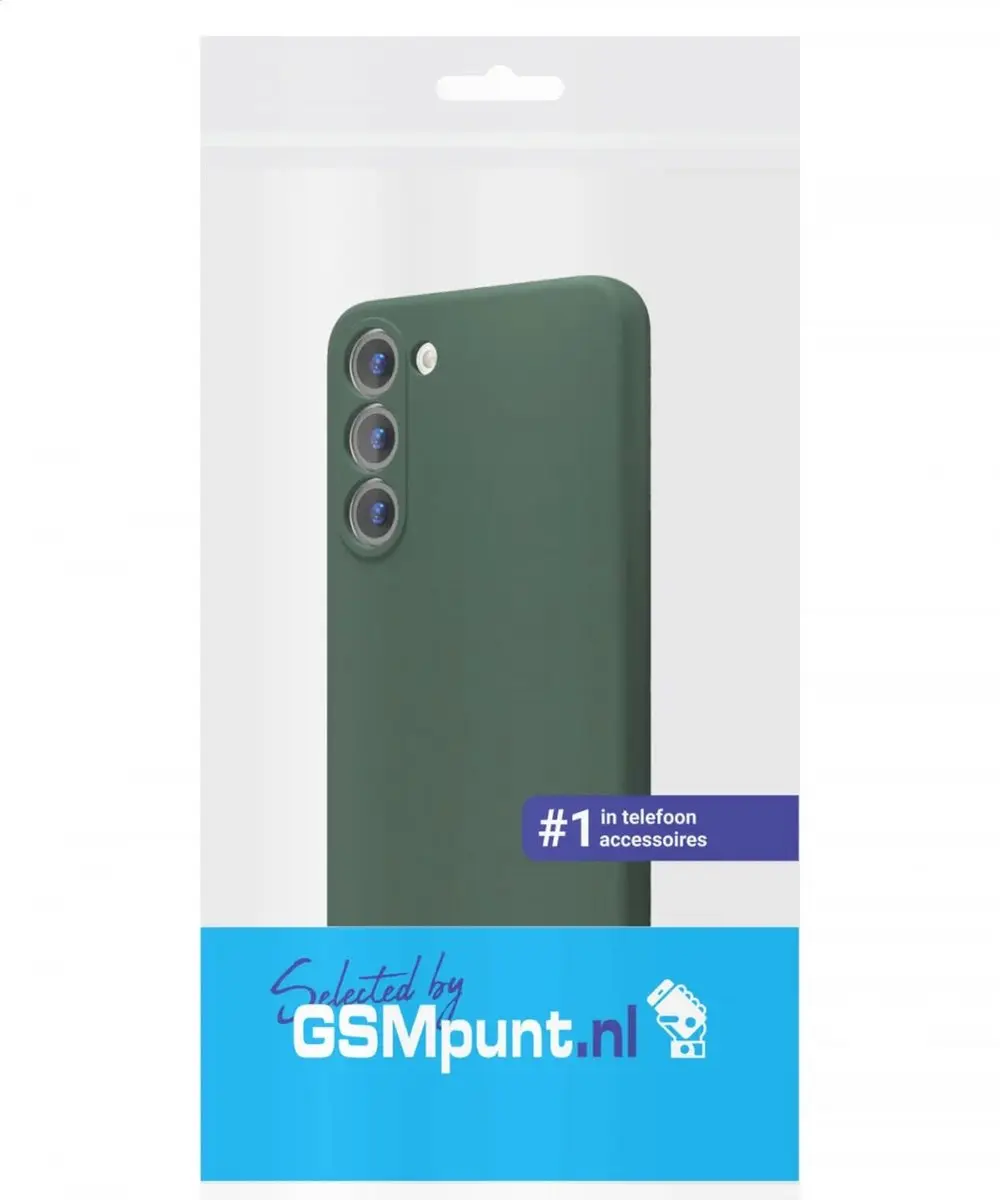 Selected Hoesje Samsung Galaxy S23 Plus - Dun TPU - Donkergroen
