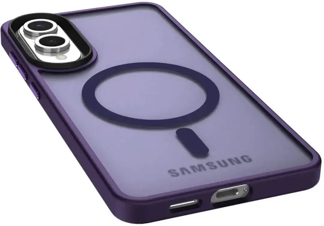 Selected Hoesje Samsung Galaxy S25 Edge MagSafe - Paars