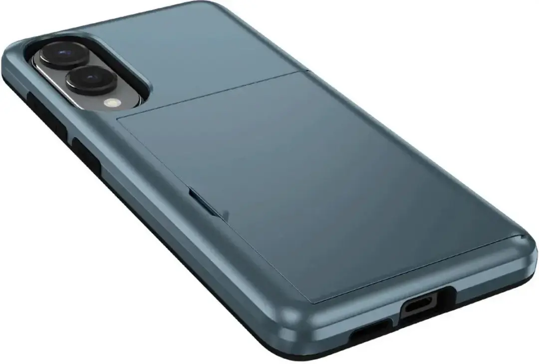 Selected Hoesje Samsung Galaxy S25 Edge - Kaarthouder 2 Stuks - Blauw