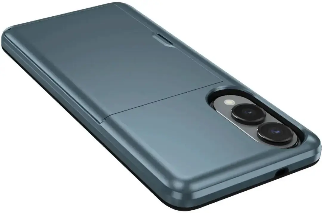 Selected Hoesje Samsung Galaxy S25 Edge - Kaarthouder 2 Stuks - Blauw - afbeelding 6 van 6