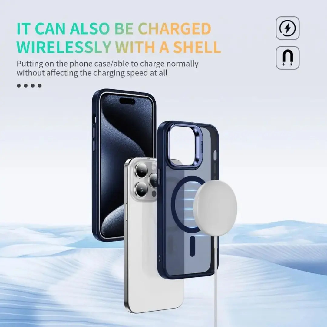 Selected Hoesje iPhone 15 Pro Max - MagSafe & Qi2 - Paars