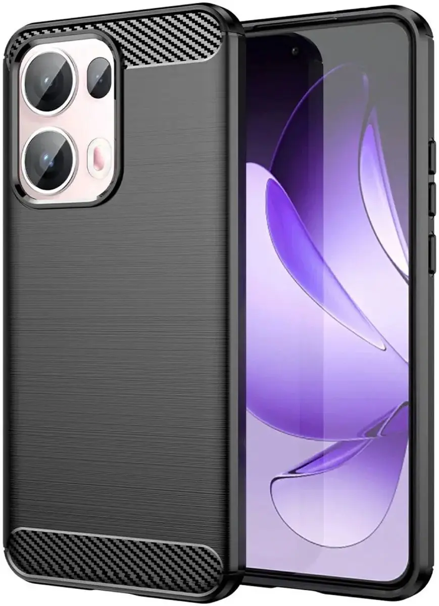 Selected Geborsteld TPU Hoesje Oppo Reno 13 Pro
