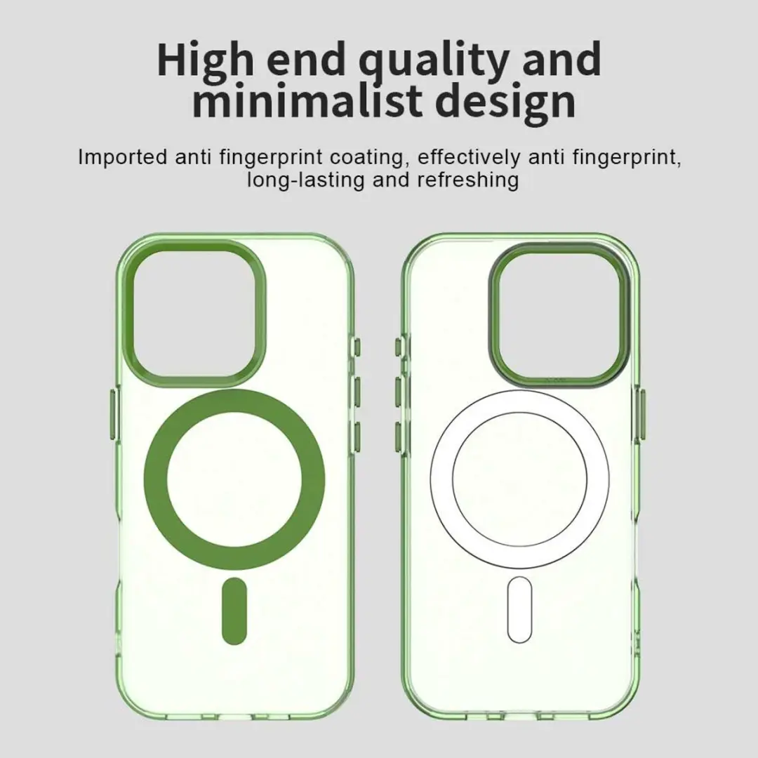 Selected MagSafe Backcover iPhone 16 Pro Max - Groen