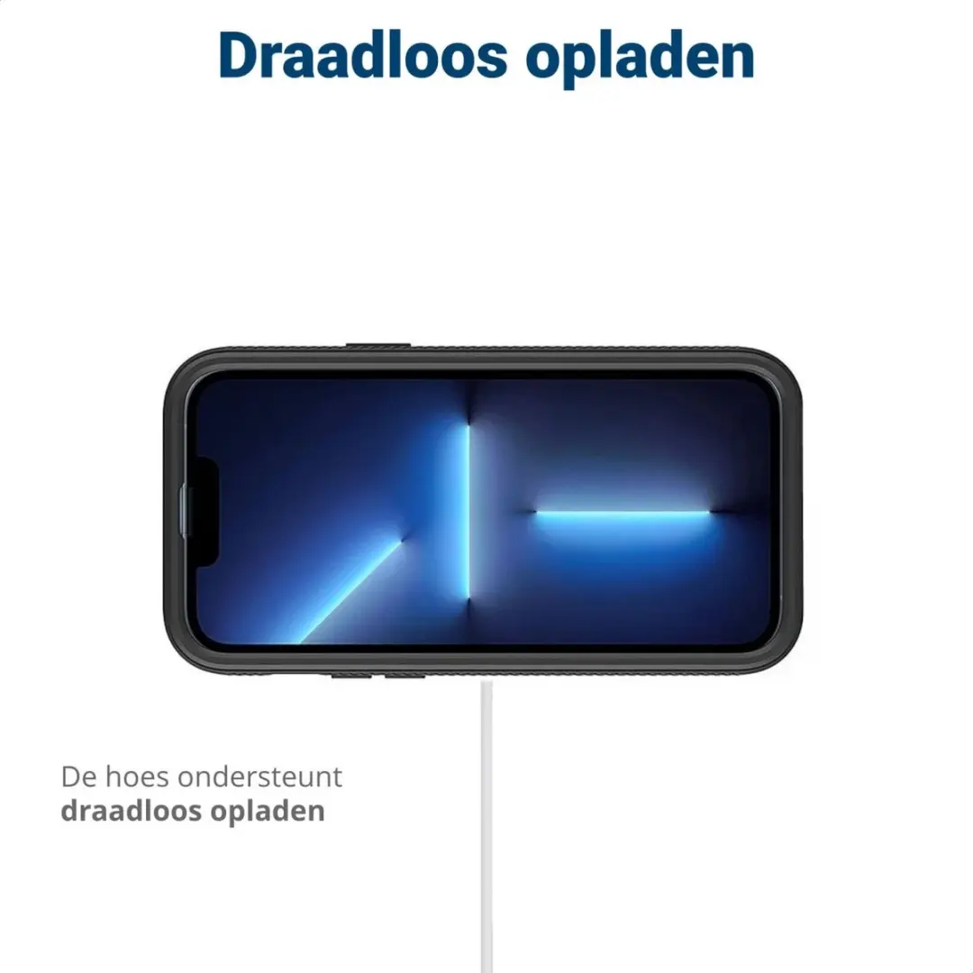 Selected by GSMpunt Hoesje iPhone 14 - Blauw - Full Protect