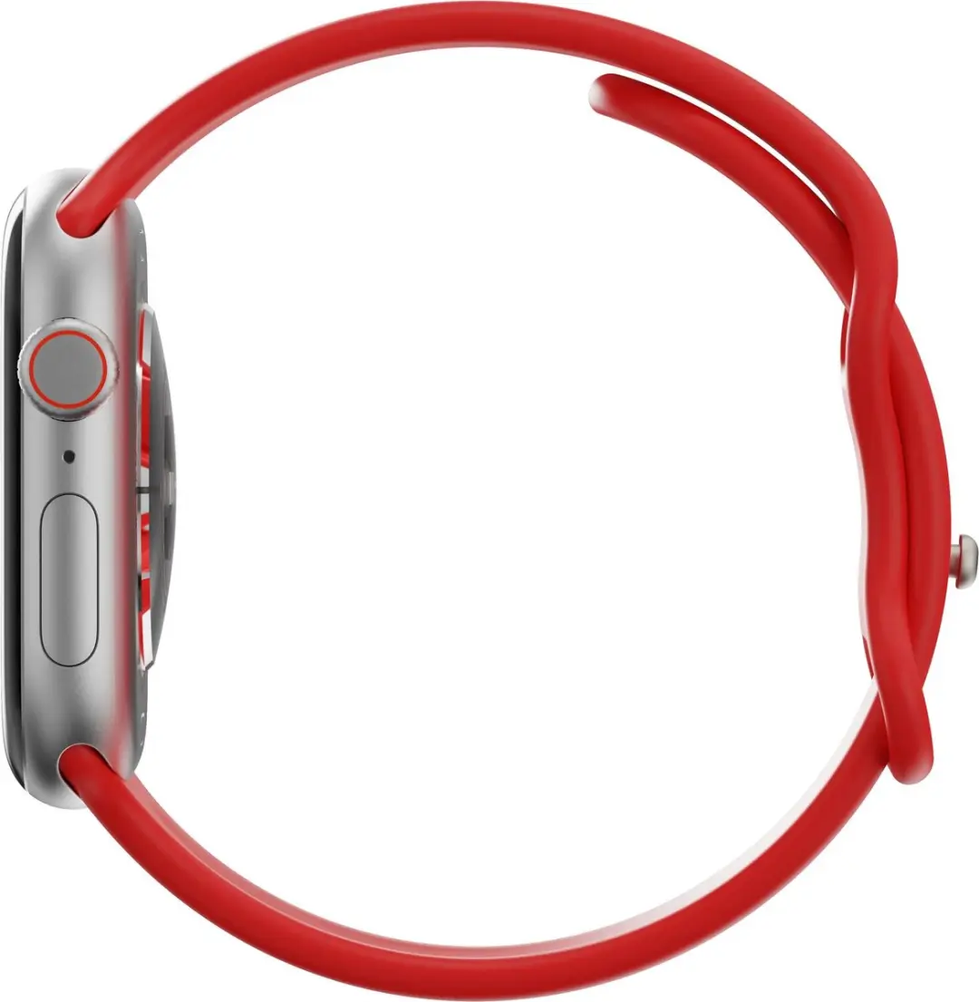 Selected SBG Siliconen Bandje Apple Watch 3 Stuks - 42/44/46/49mm - Rood/Geel/Oranje
