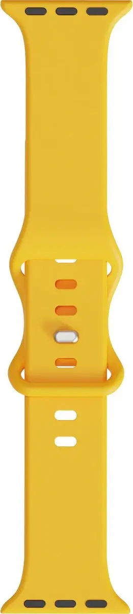 Selected SBG Siliconen Bandje Apple Watch 3 Stuks - 42/44/46/49mm - Rood/Geel/Oranje