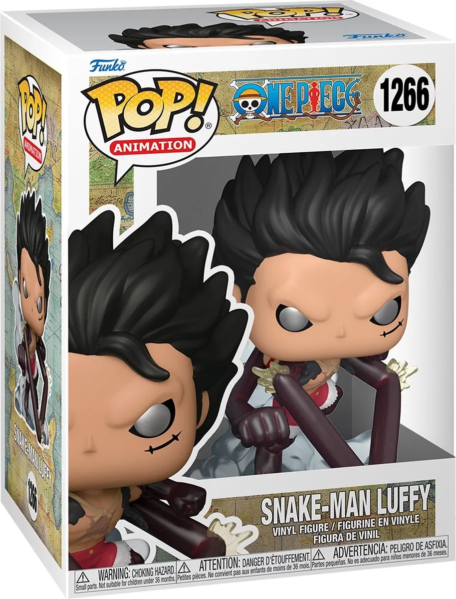 Funko POP! SnakeMan Luffy One Piece - 9cm Multicolours