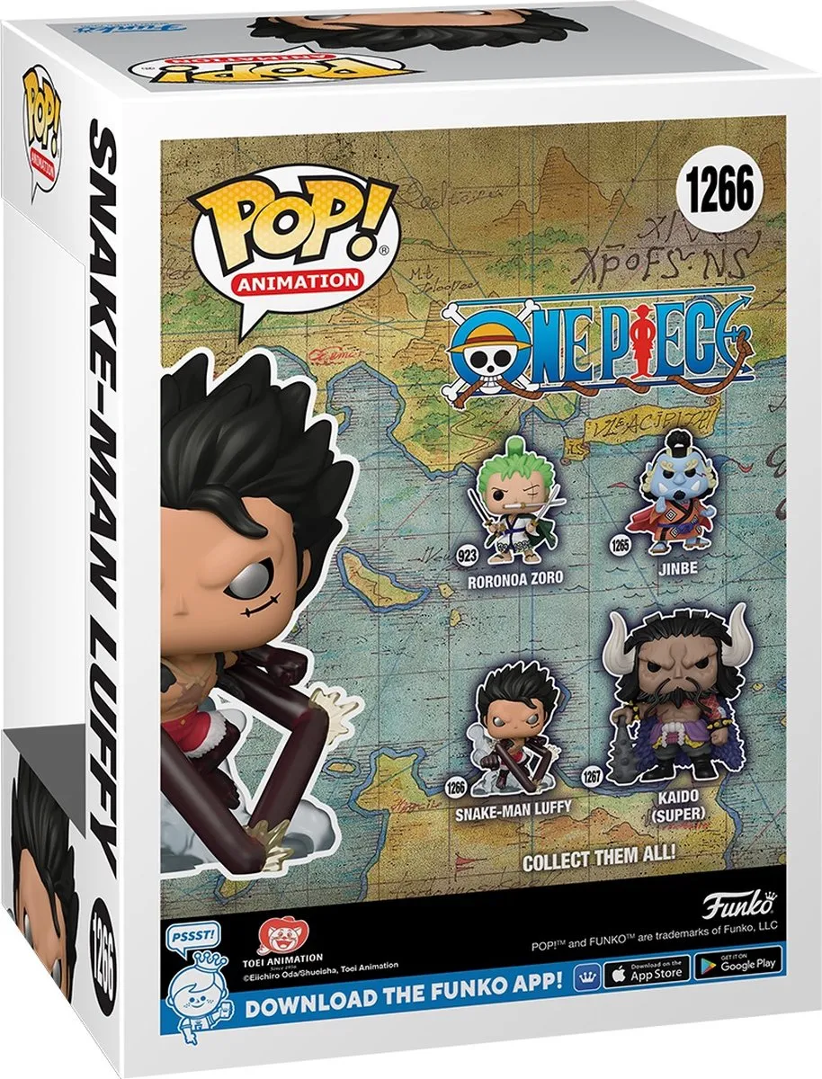 Funko POP! SnakeMan Luffy One Piece - 9cm Multicolours