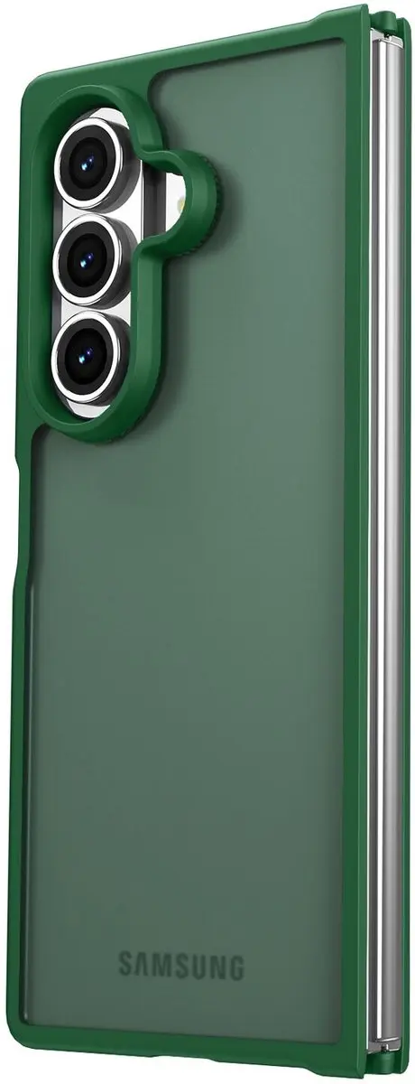 Selected Hoesje Samsung Galaxy Z Fold 7 Groen - Matte Back Cover