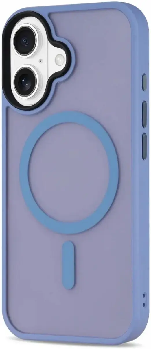 Selected Hoesje iPhone 16 Matte MagSafe - Lichtblauw - afbeelding 6 van 6