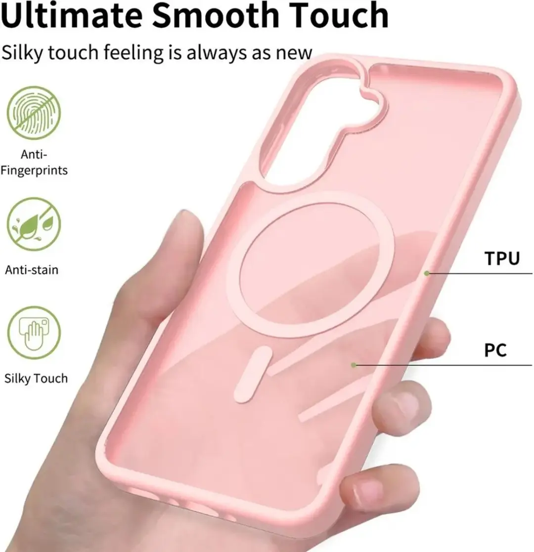 Selected Hoesje Samsung Galaxy A37 MagSafe Roze - Mat - afbeelding 6 van 6