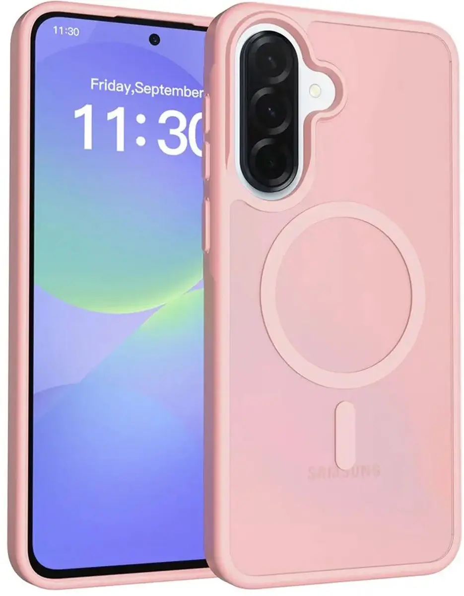 Selected Hoesje Samsung Galaxy A37 MagSafe Roze