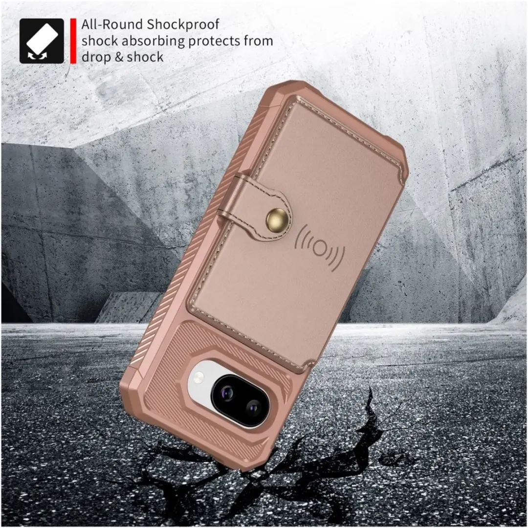 Selected Portemonnee Hoesje Google Pixel 9a - Roze - 4 Pasjes