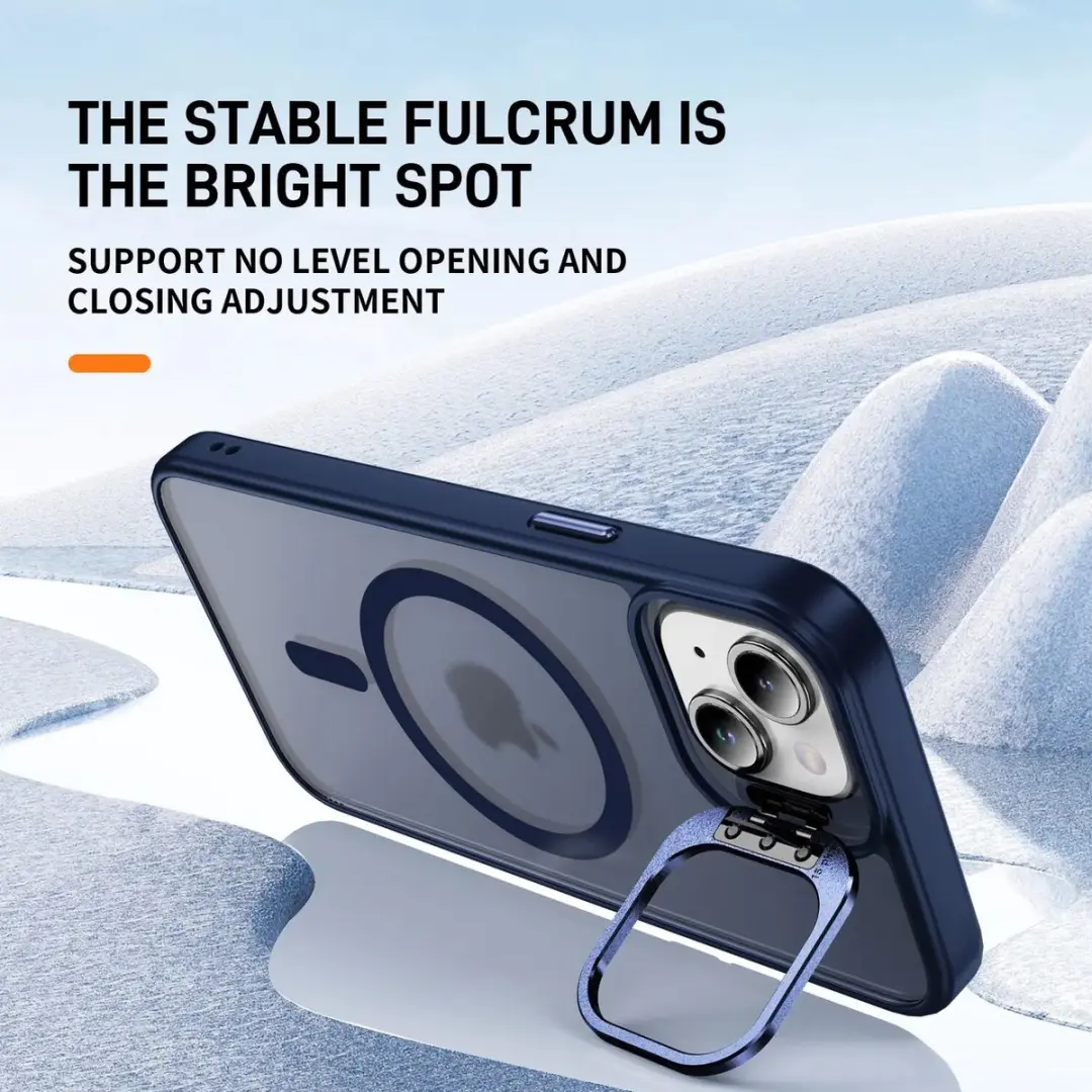 Selected by GSMpunt Hoesje iPhone 13/14 - MagSafe & Qi2 - Blauw