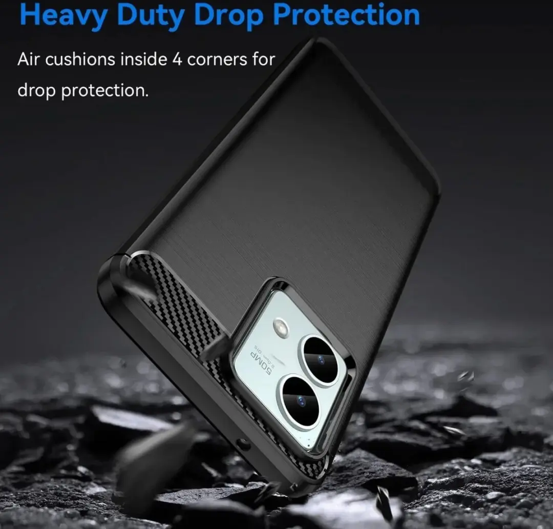 Selected TPU Hoesje Motorola Moto G85 - Zwart - afbeelding 6 van 6