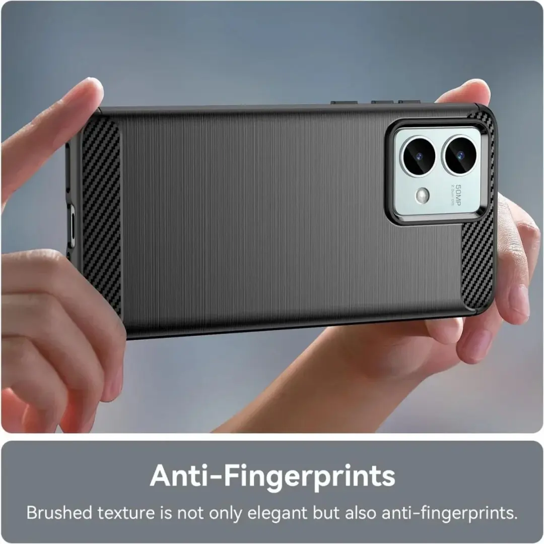 Selected TPU Hoesje Motorola Moto G85 - Zwart